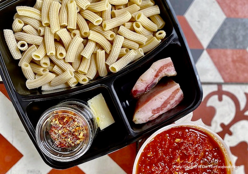 Che Fico Alimentari's pasta takeout in San Francisco.