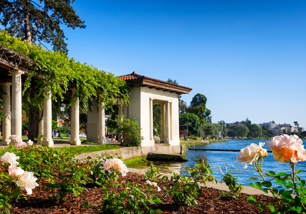 Lake Merritt in Oakland, California.